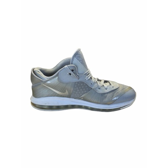 Nike LeBron VIII 8 V2 Low Wolf Grey Silver Basketball Shoes Men’s 12 Sneakers